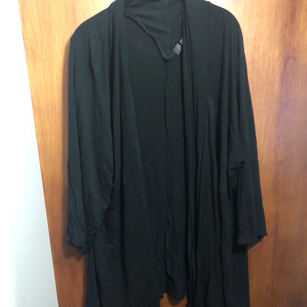 3x black cardigan